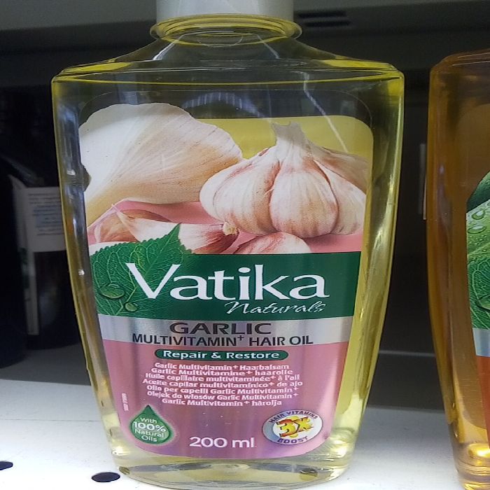 VATIKA *GARLIC*HAIR OIL 6X200ML