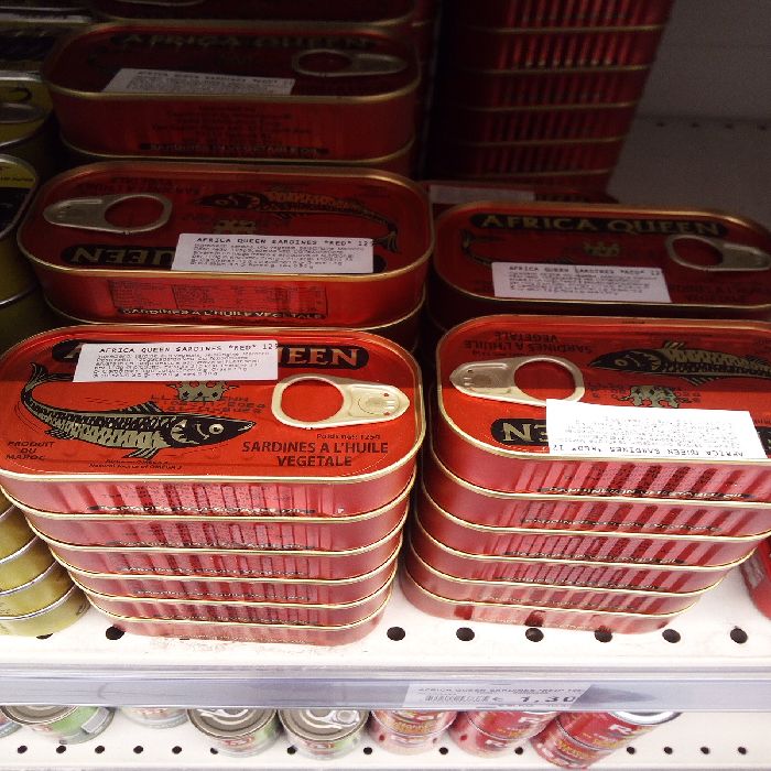 AFRICA QUEEN SARDINES *RED* 125G
