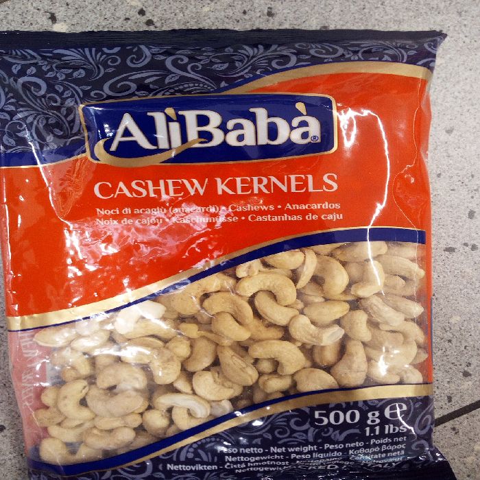 ALI BABA CASHEW KERNELS ANACARDI 500G