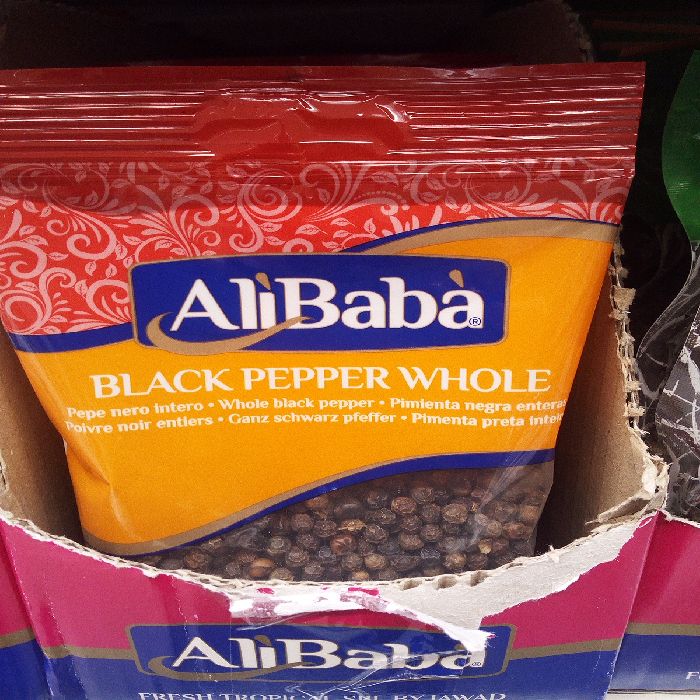 ALI BABA BLACK PEPPER WHOLE 100G