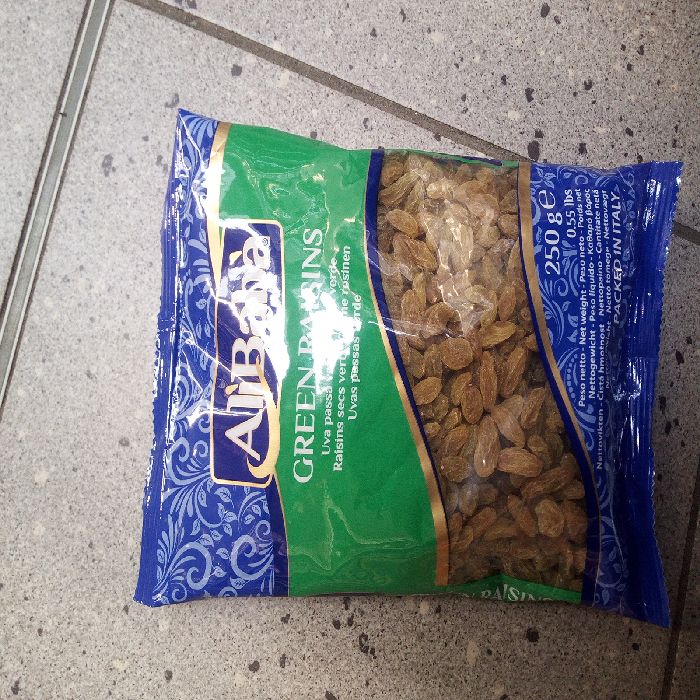 ALI BABA GREEN RAISINS 250GR