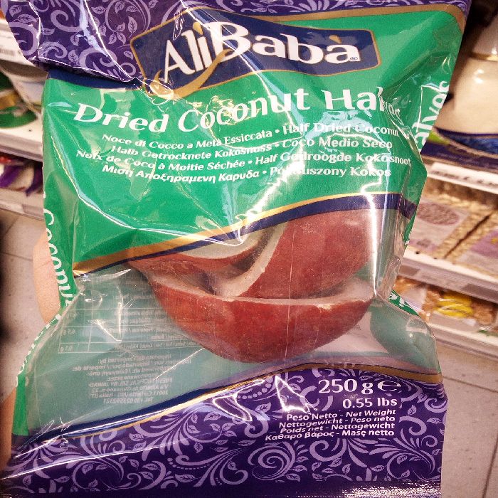 ALI BABA COCCO META  DRIED HALVES 250 GR