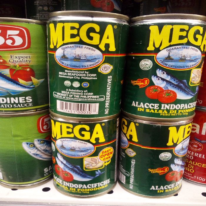 MEGA SARDINE IN TOMATO SAUCE 155GR