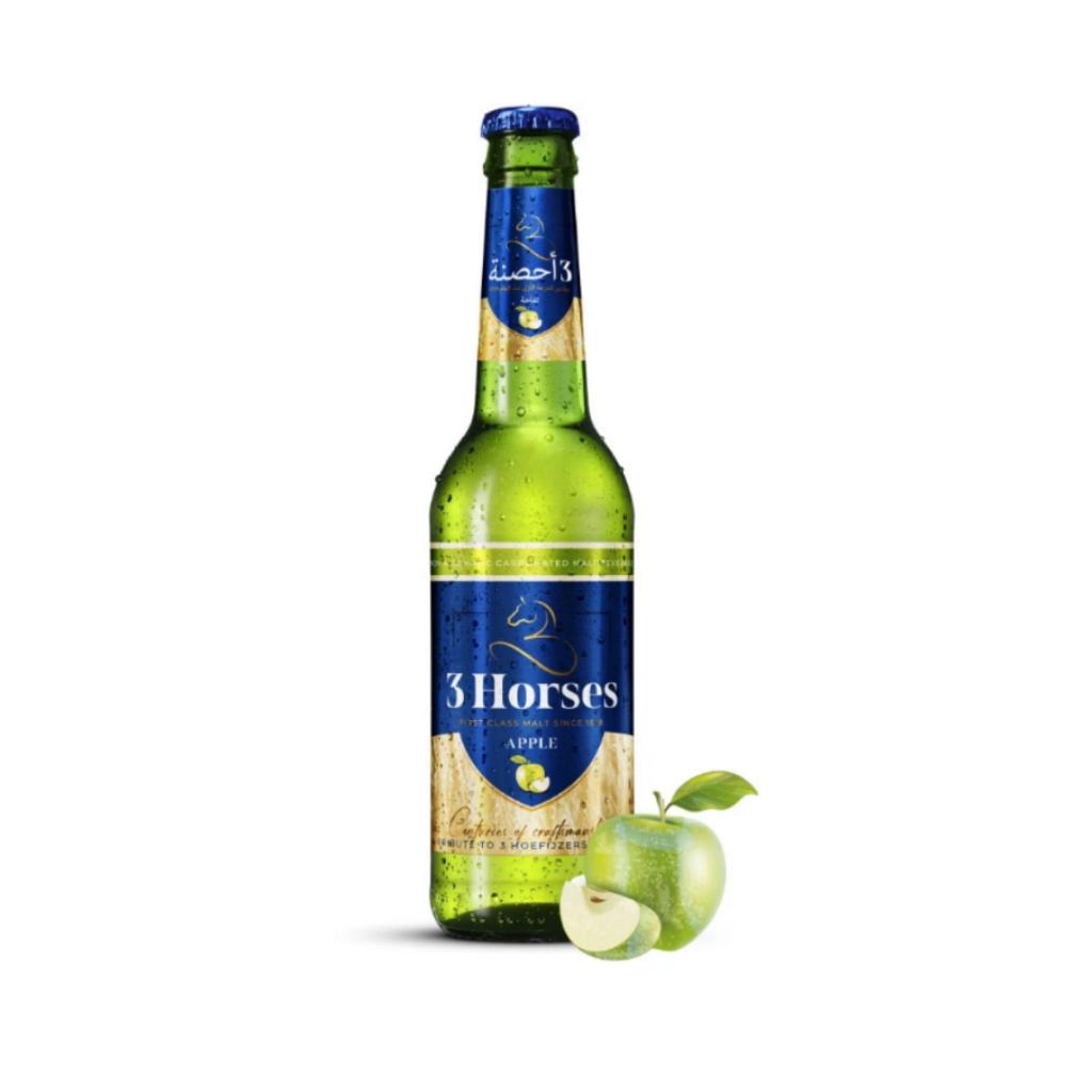 3 HORSES BOTTIGLIA APPLE MALT 330 ML